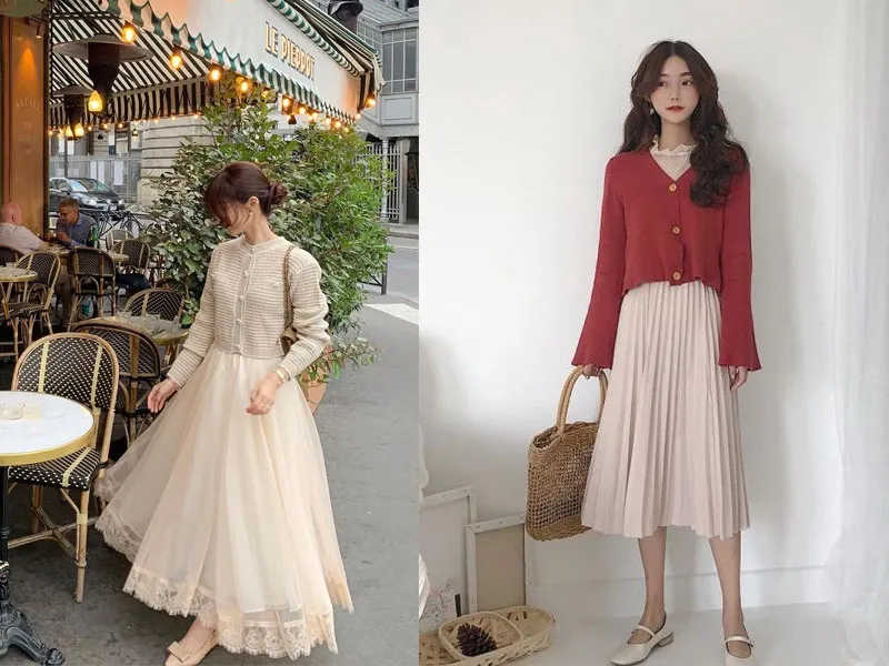 11+ cách phối đồ với chân váy voan chuẩn style Hàn