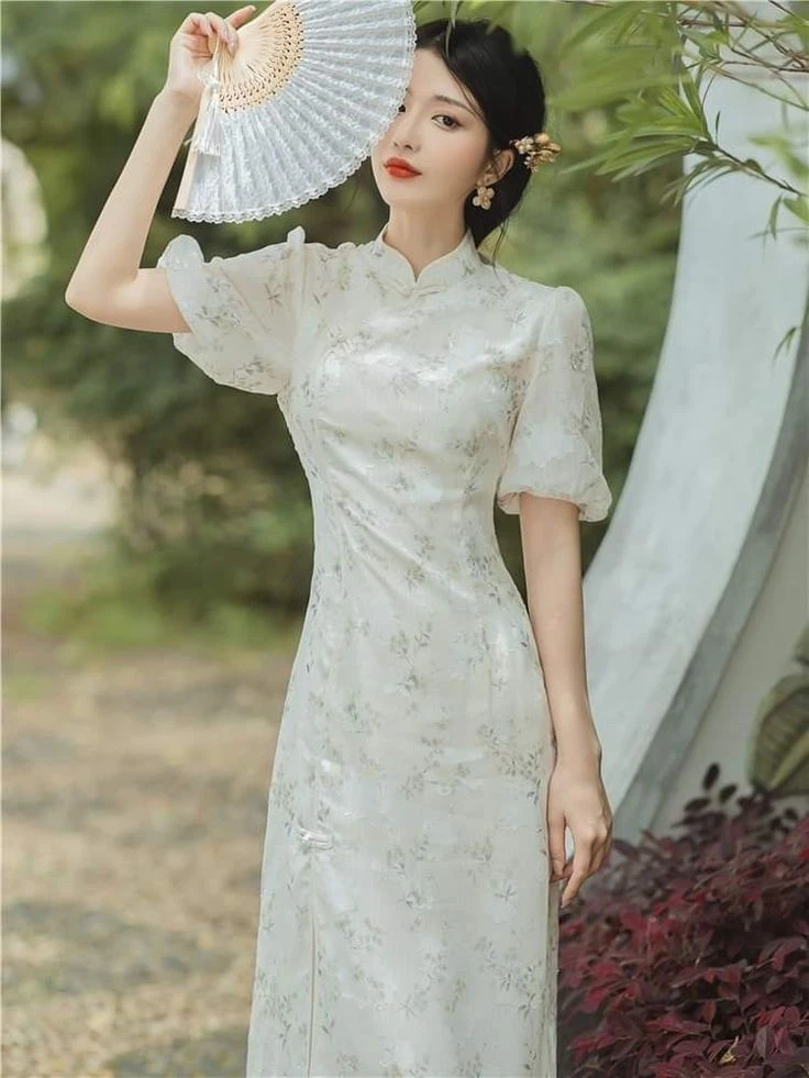 30+ Mẫu Sườn Xám Cách Tân Đẹp KHÓ CƯỠNG Dành Cho Nàng