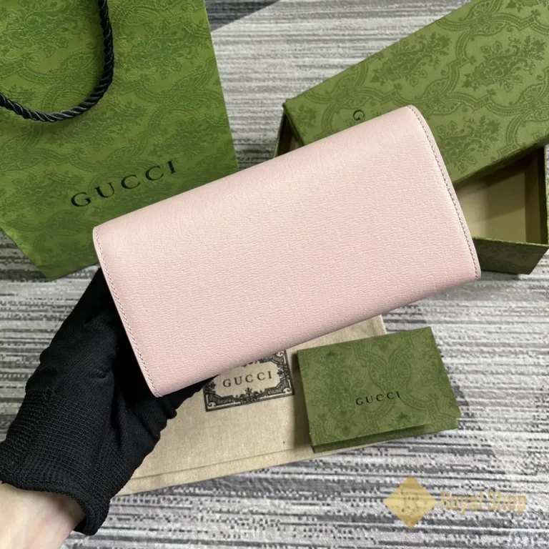 Ví dài nữ Gucci cầm tay Script P-772638 - Royal Shop