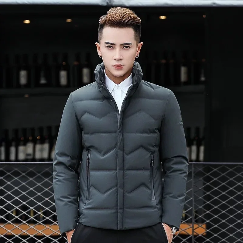 Giảm giá Áo phao nam lông vũ màu vàng - Mua Thông Minh