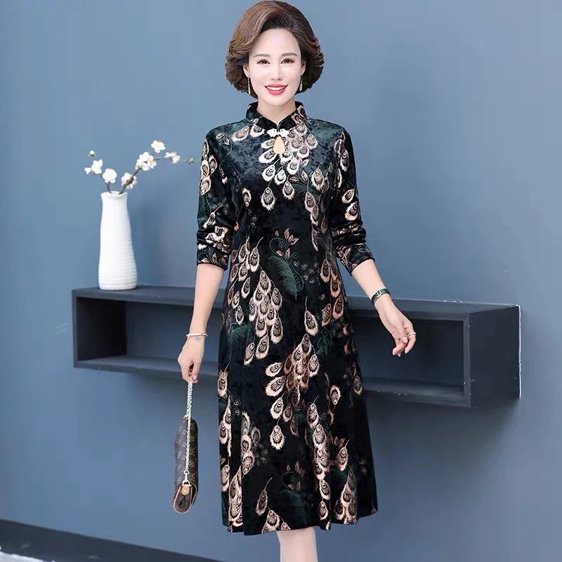 Tuyển chọn 999 mẫu váy đầm trung niên hàn quốc ấn tượng