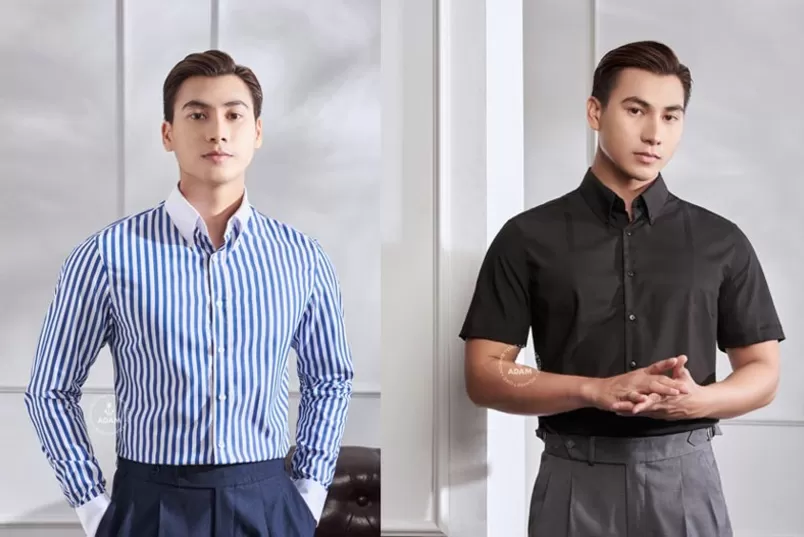 Top các mẫu áo sơ mi nam đẹp, mềm mịn thoáng mát