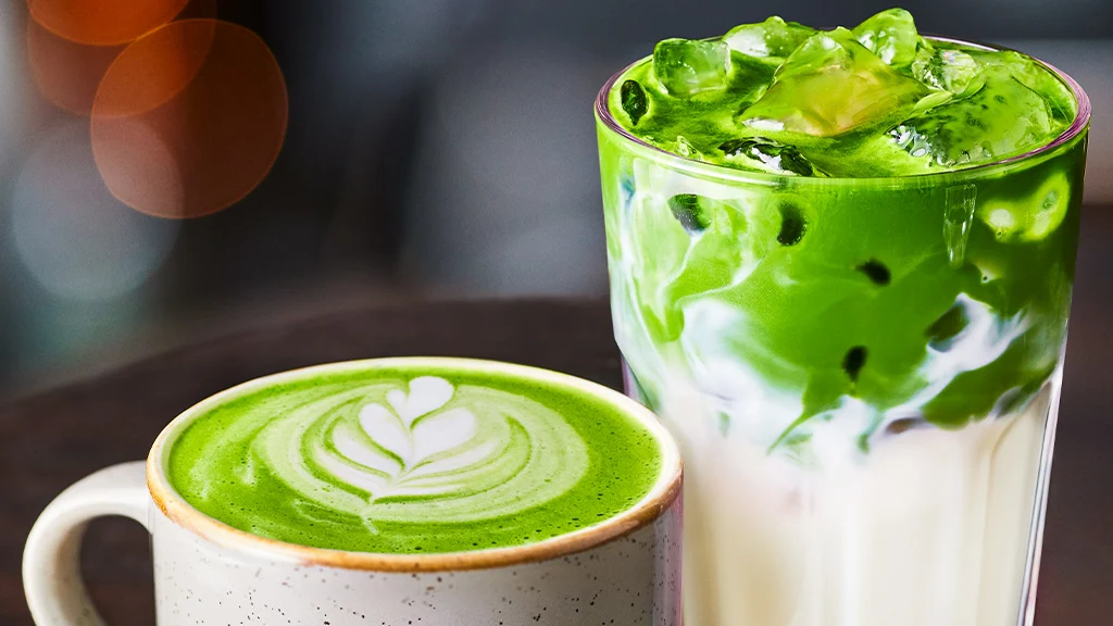 Matcha latte - Hương vị đặc trưng của matcha kết hợp với sữa