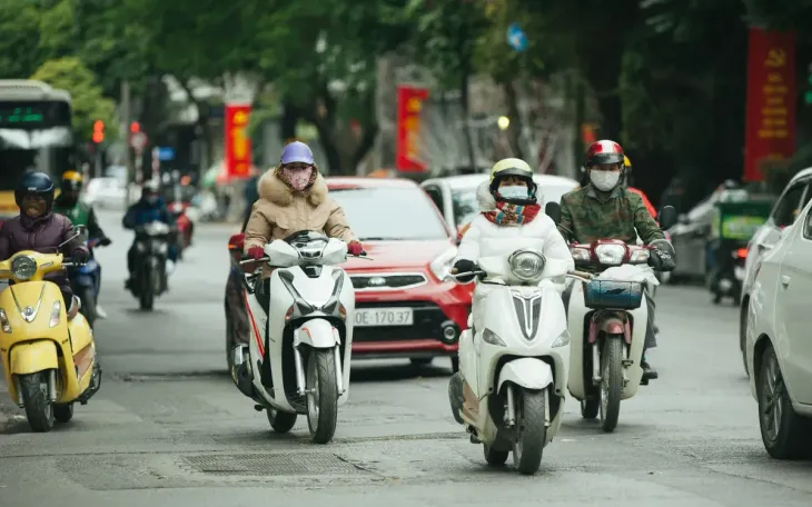 Không khí lạnh miền Bắc - Nhiệt độ tại Hà Nội, đồng bằng và Đông Bắc Bộ