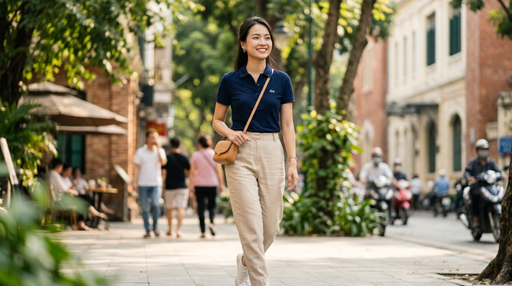 Áo cá sấu nữ (Polo): Phong cách thời trang thể thao thanh lịch