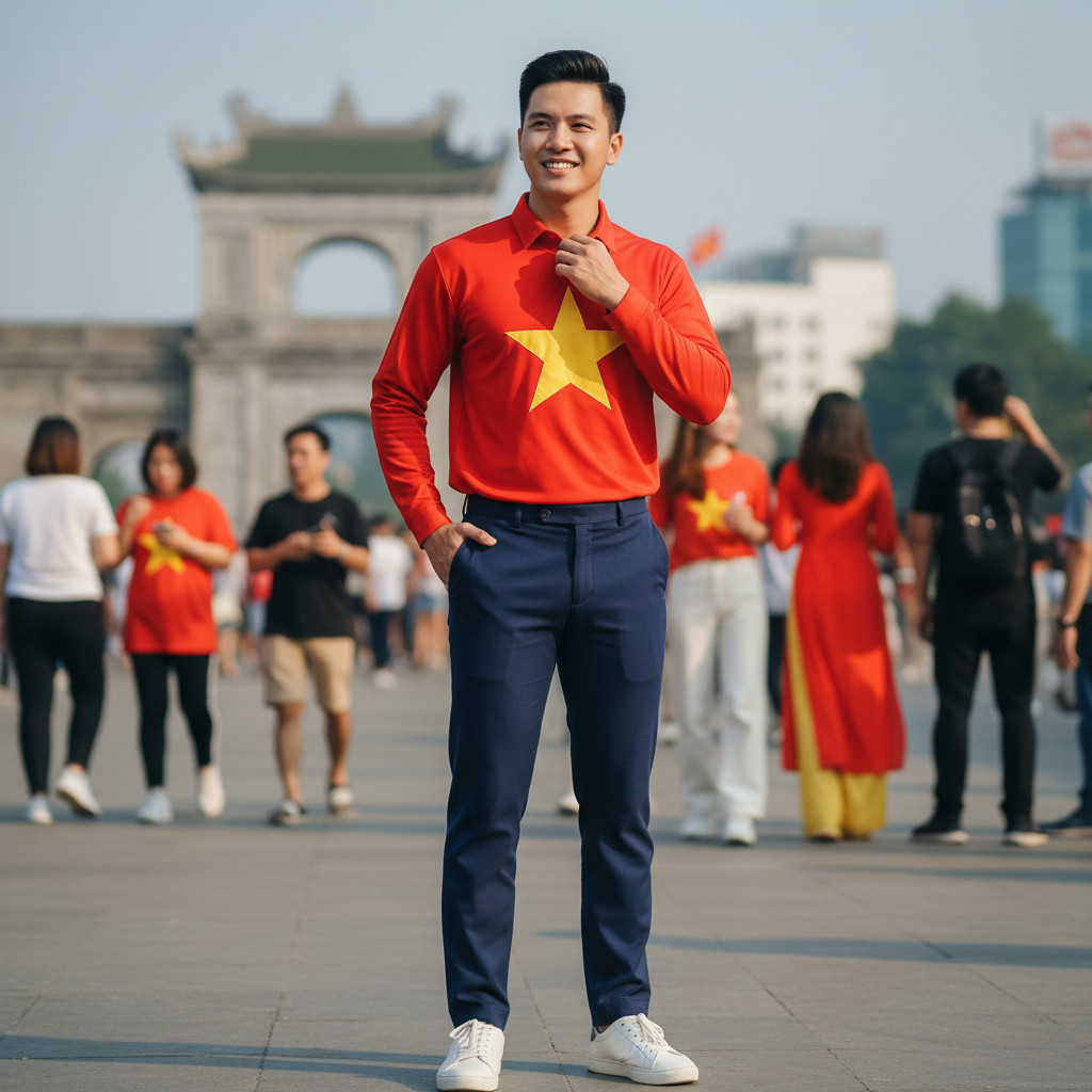 áo cờ đỏ sao vàng