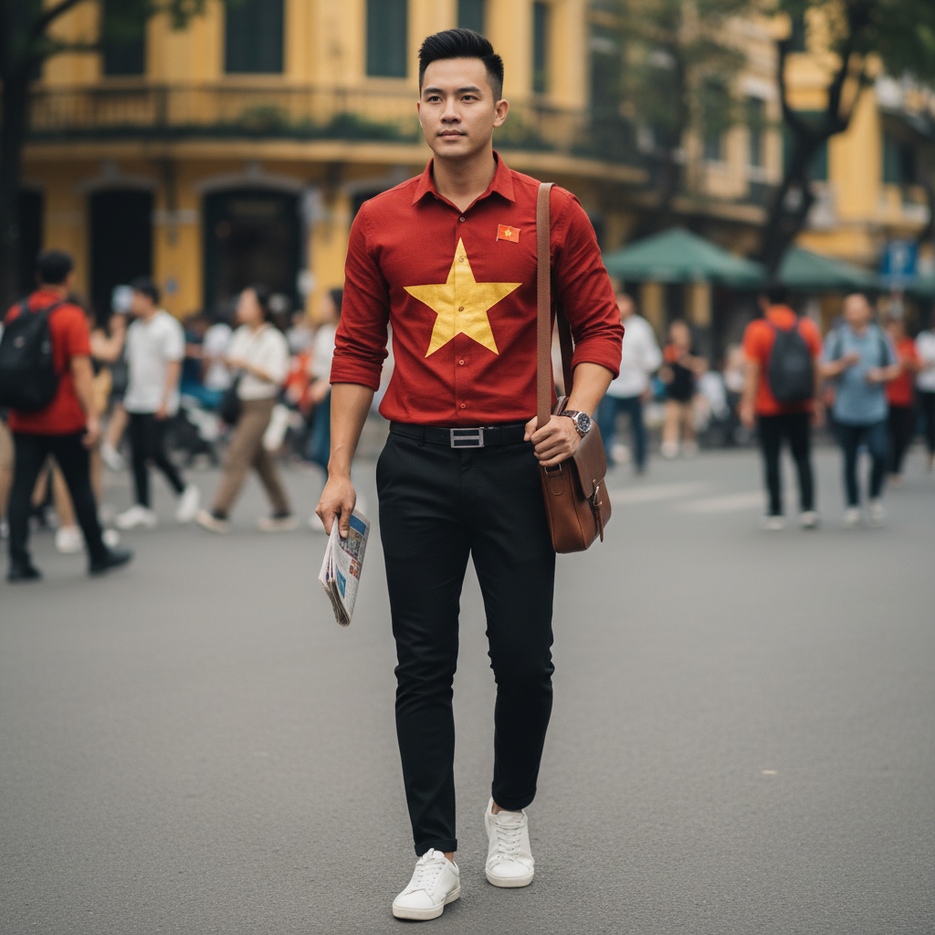 áo cờ đỏ sao vàng