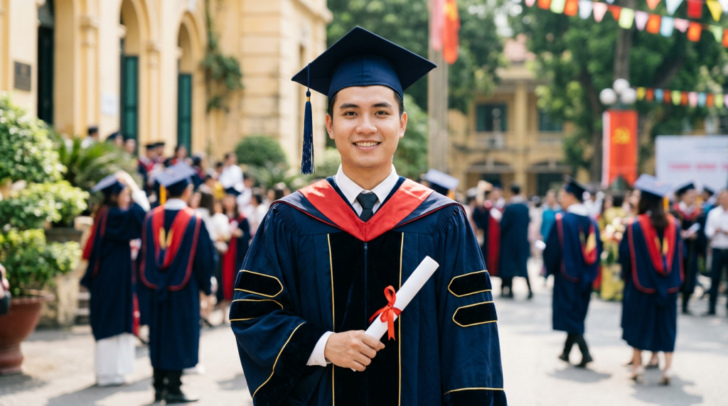 Ý nghĩa của chiếc áo cử nhân trong ngày lễ tốt nghiệp trọng đại