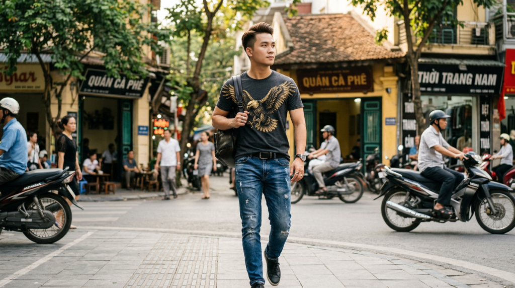 Xu hướng áo đại bàng (Eagle print): Sự mạnh mẽ và tự do