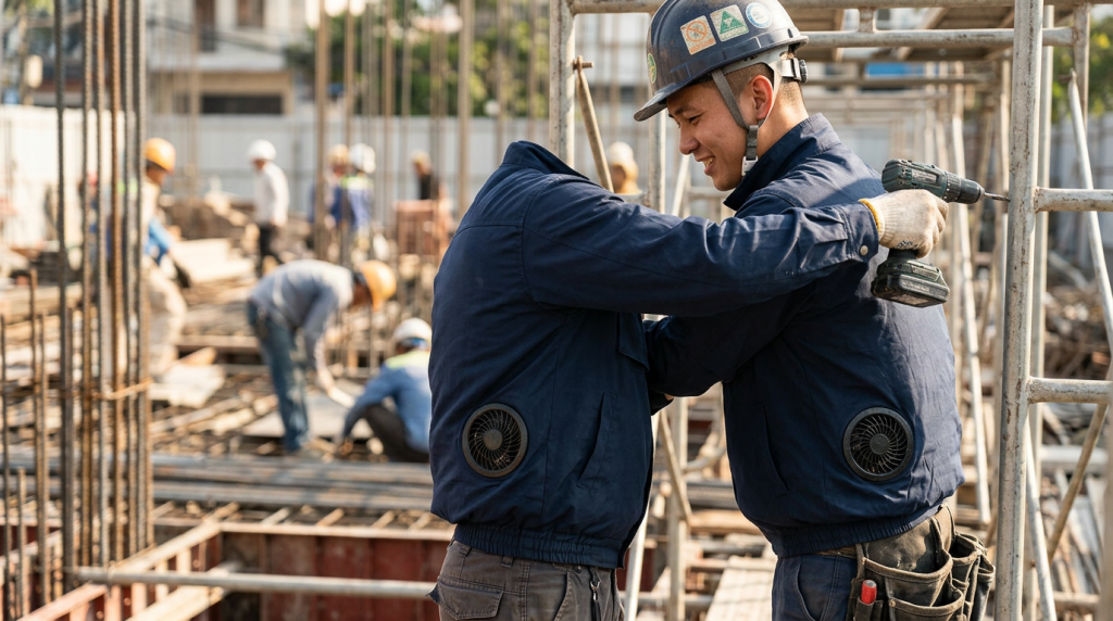 Áo điều hòa là gì? Giải pháp giải nhiệt tối ưu cho người lao động