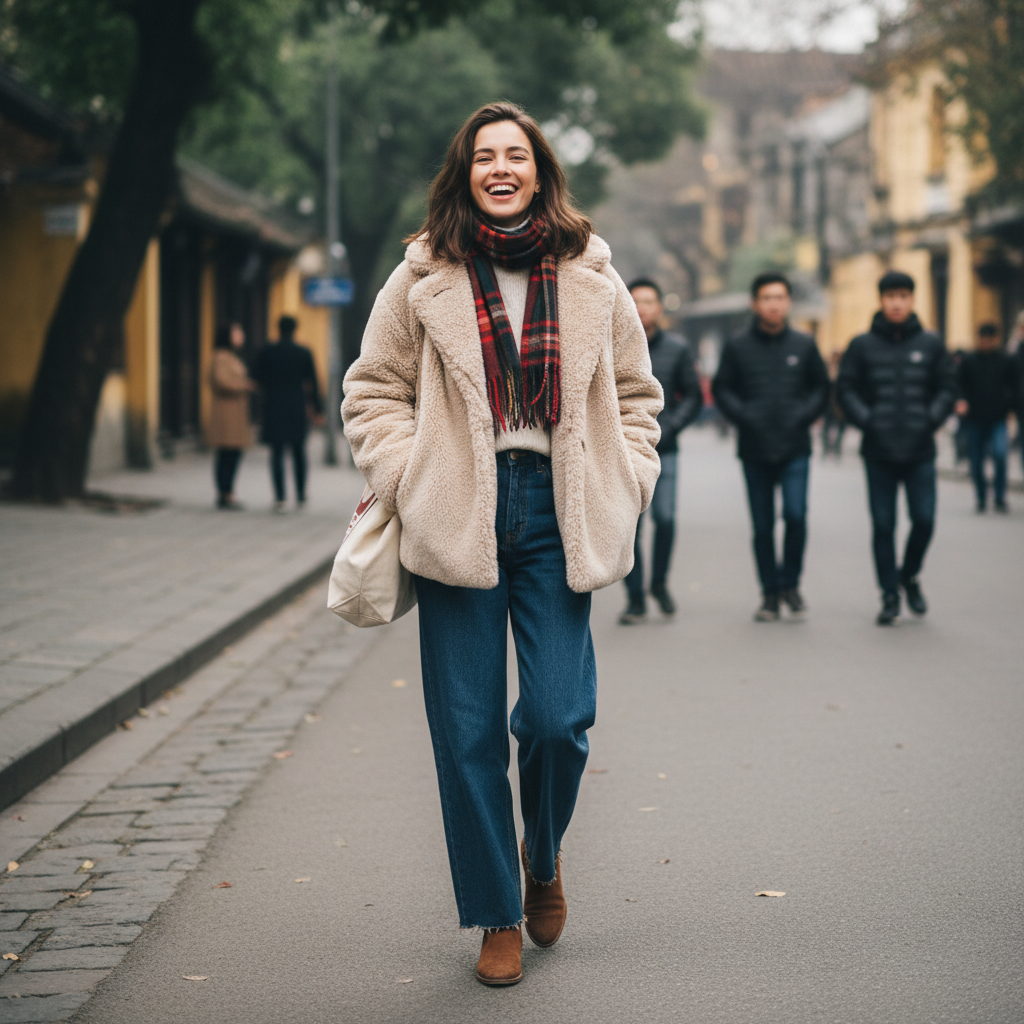 Áo lông cừu - Người bạn đồng hành ấm áp trong những ngày đại hàn