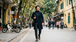 Áo măng tô nam: Biểu tượng của sự lãng tử và sang trọng