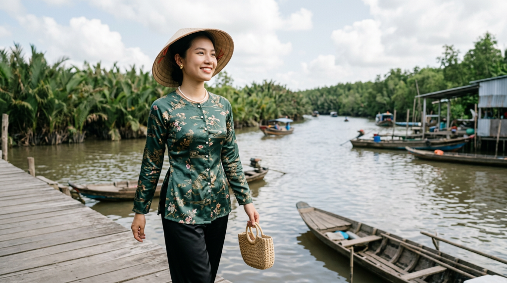 Cảm nhận vẻ đẹp tâm hồn qua hình ảnh chiếc "áo mới cà mau"