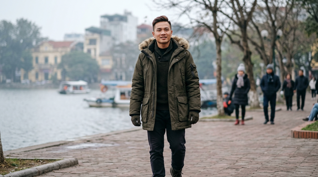 Áo parka nam: "Chiến thần" chống chọi với cái lạnh đại hàn