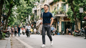 Áo phông nam trơn: Item đa năng cho mọi phong cách hàng ngày