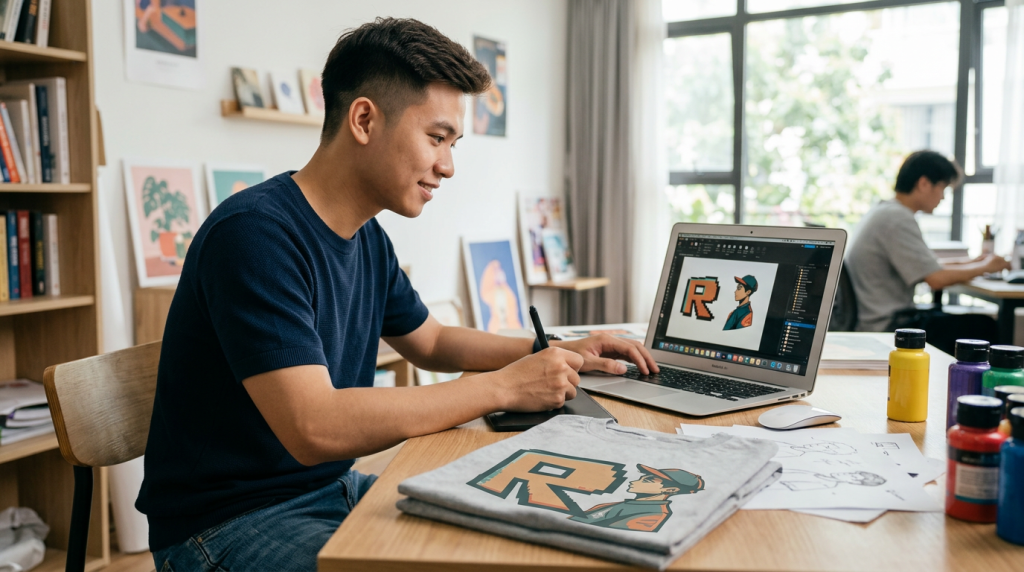 Cách tự thiết kế áo roblox t shirt đơn giản và cá tính