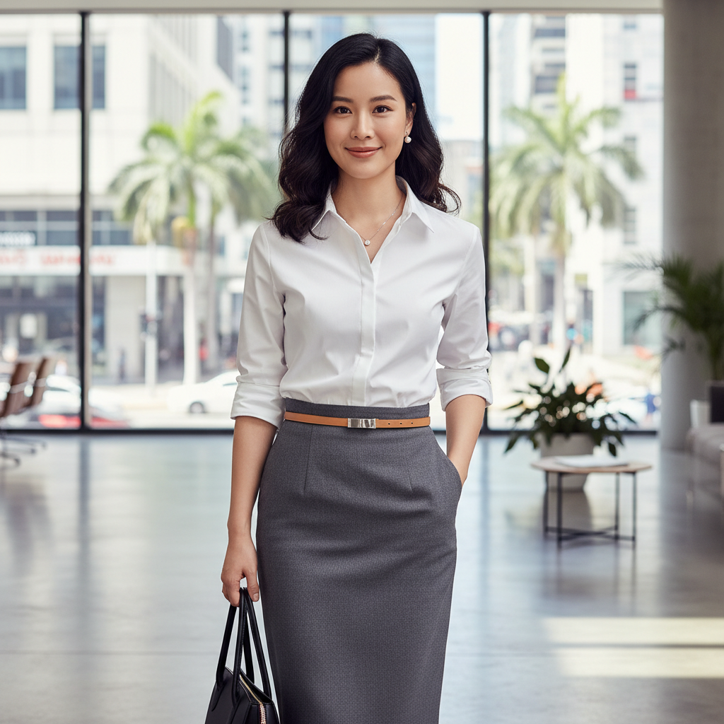 áo sơ mi nữ trắng