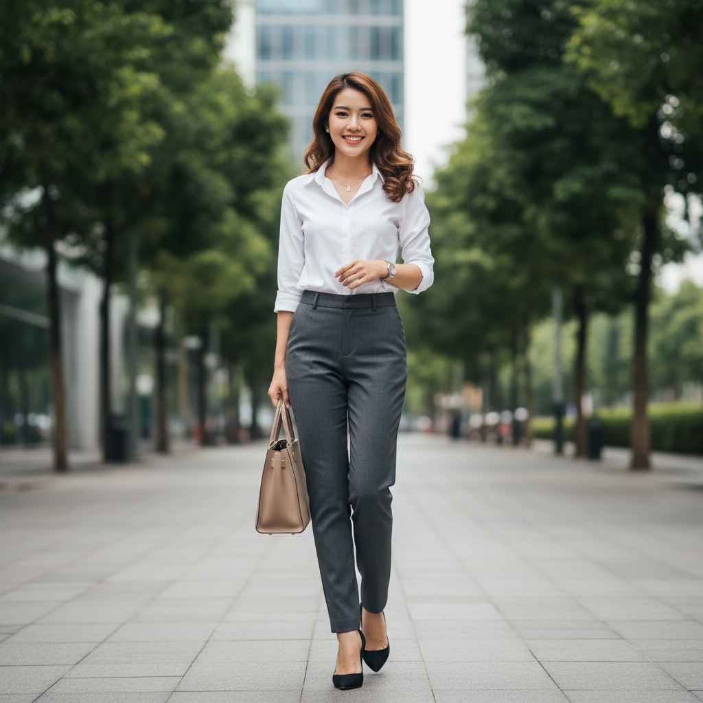 áo sơ mi nữ trắng