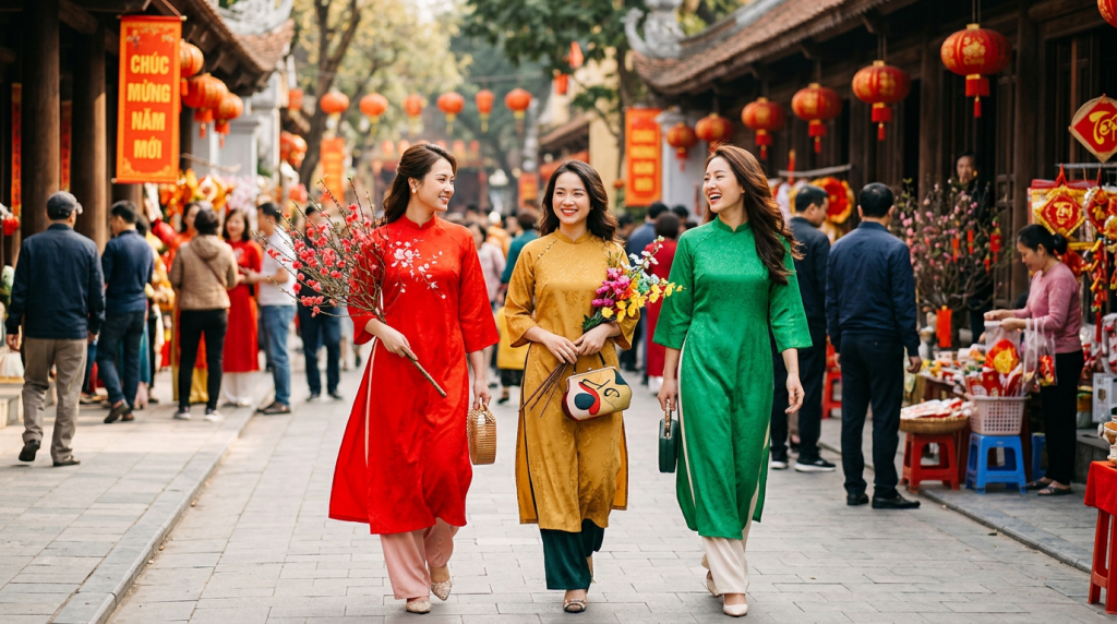 Xu hướng áo tết năm nay: Những gam màu mang lại may mắn