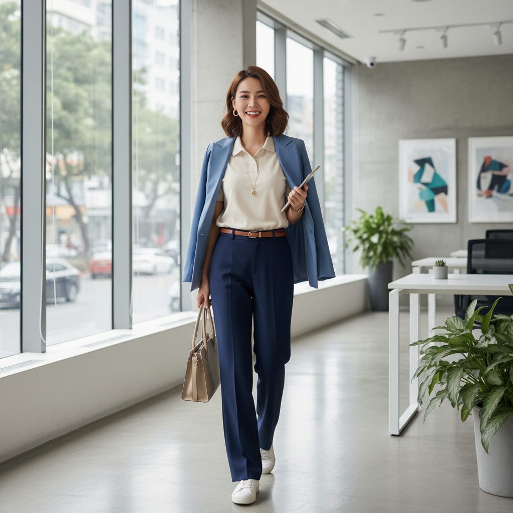 áo thun polo nữ công sở