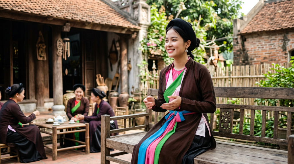 Tìm hiểu về áo tứ thân - Nét đẹp văn hóa của phụ nữ Kinh Bắc