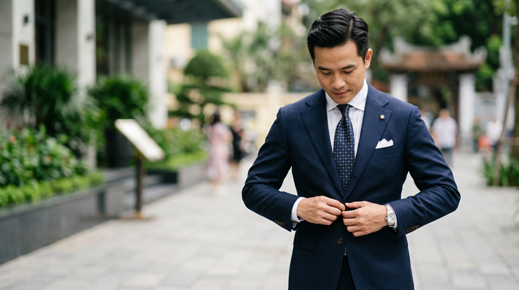 Quy tắc cài cúc áo vest nam mà quý ông nào cũng phải biết