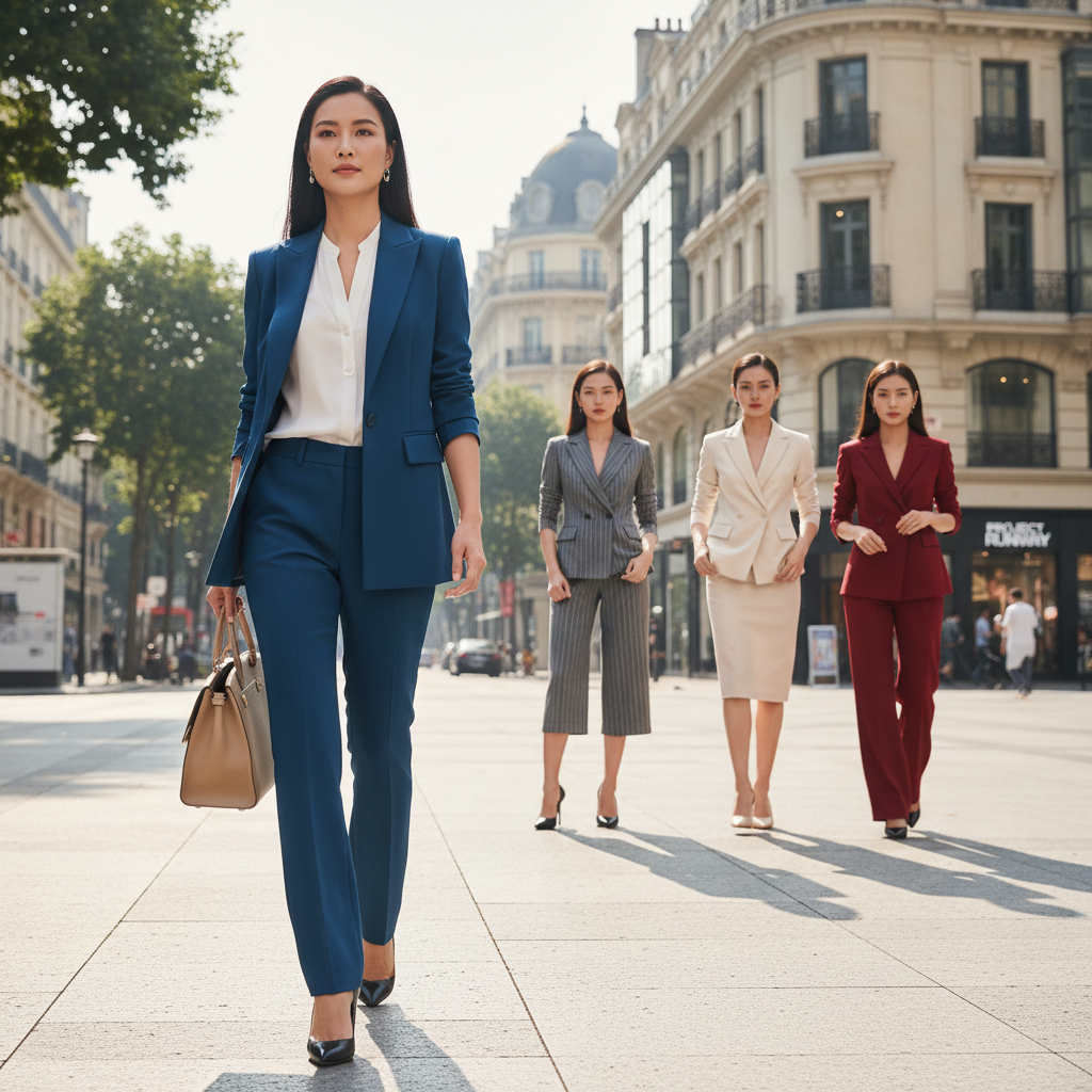 bộ quần áo vest công sở nữ