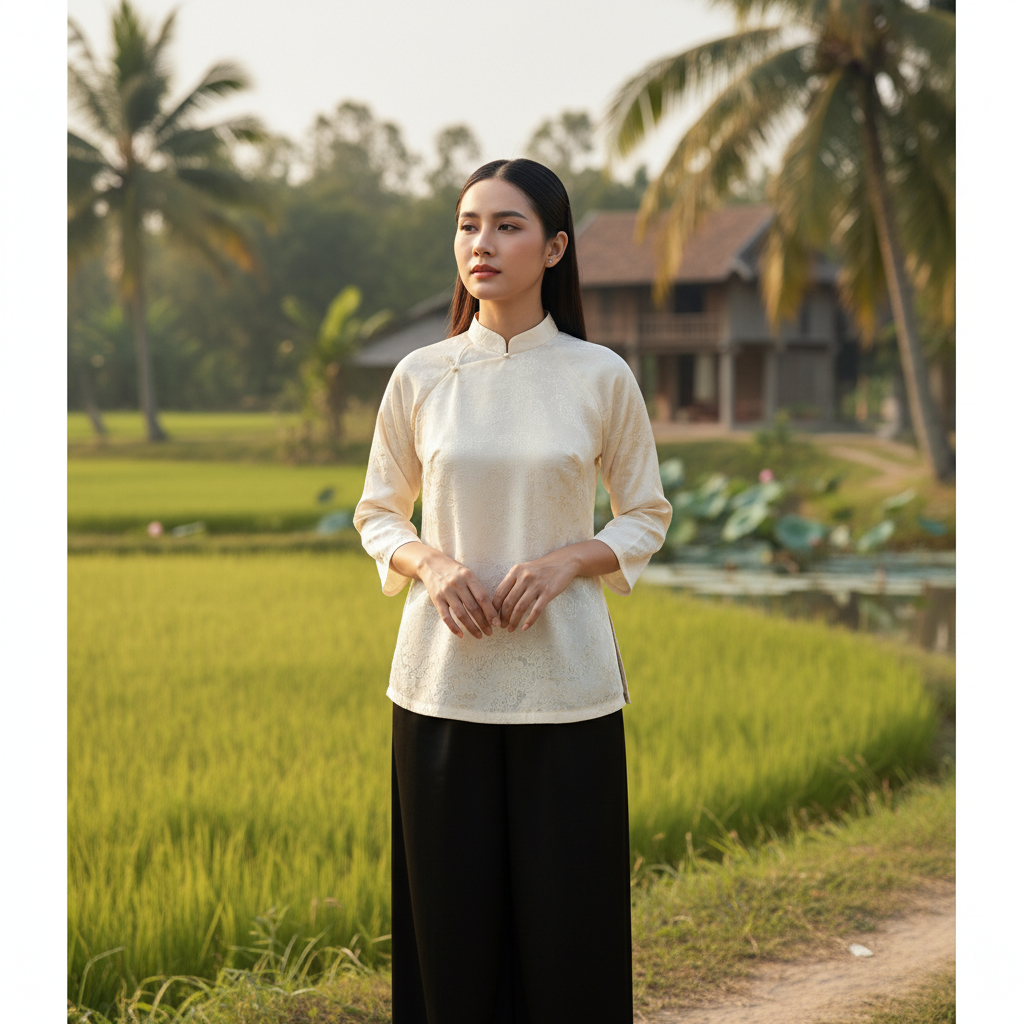 Hình ảnh chiếc áo bà ba trong tâm hồn người phụ nữ Nam Bộ