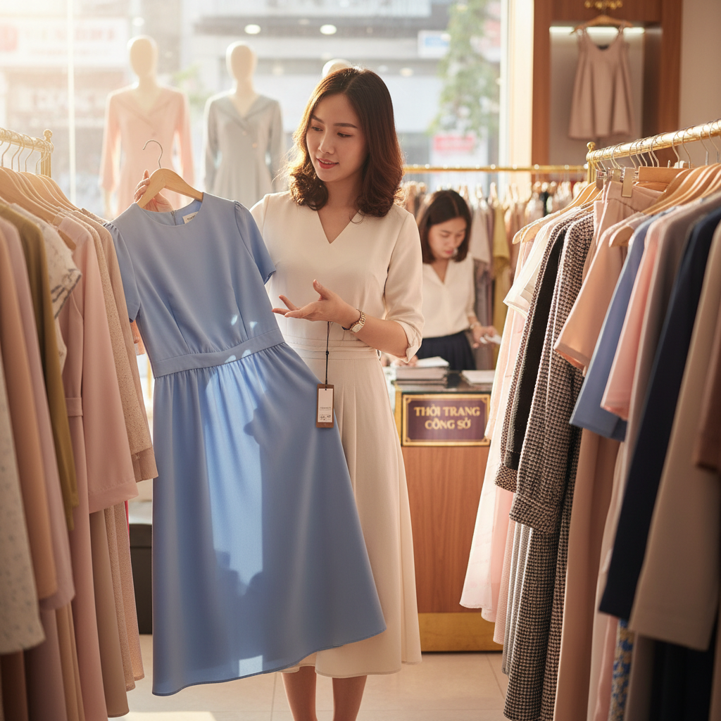 đầm công sở giá rẻ