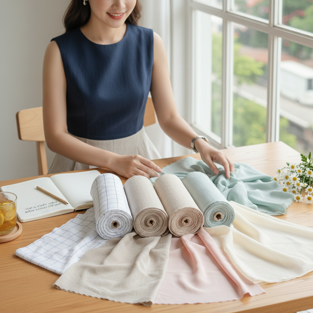 đầm công sở thanh lịch mùa hè