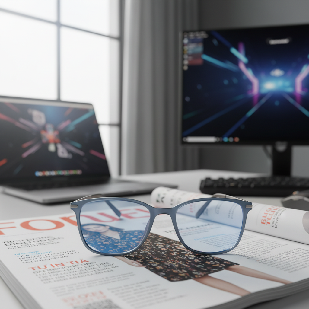 kính chống ánh sáng xanh