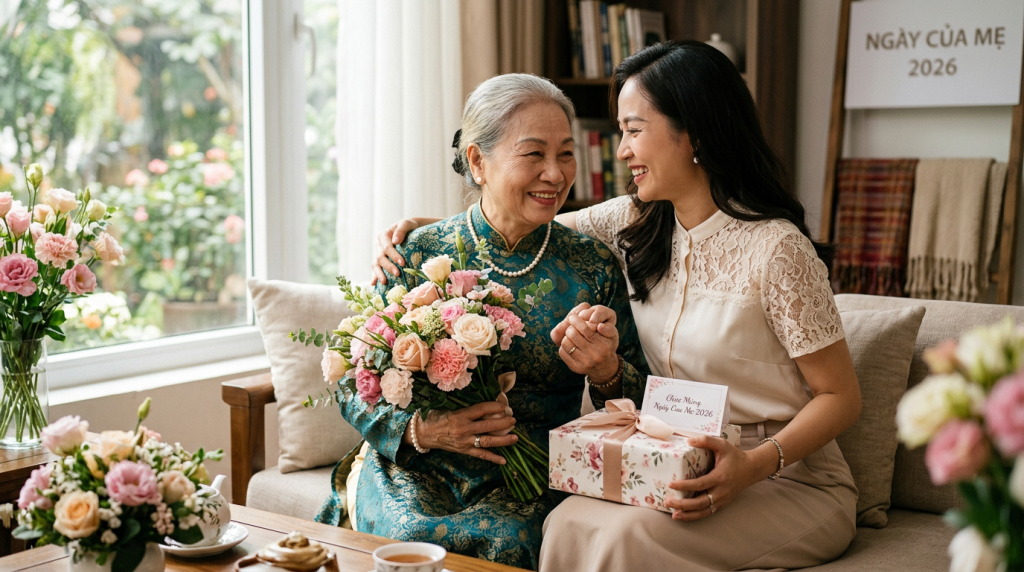 Những lời chúc cảm động nhất cho ngày của mẹ năm 2026