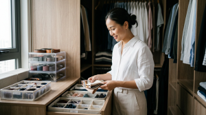 Cách sắp xếp tủ quần áo gọn gàng và khoa học giúp tối ưu không gian