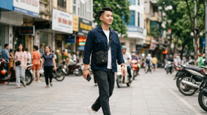 Các kiểu túi chéo nam mini đựng đồ cá nhân cực tiện lợi