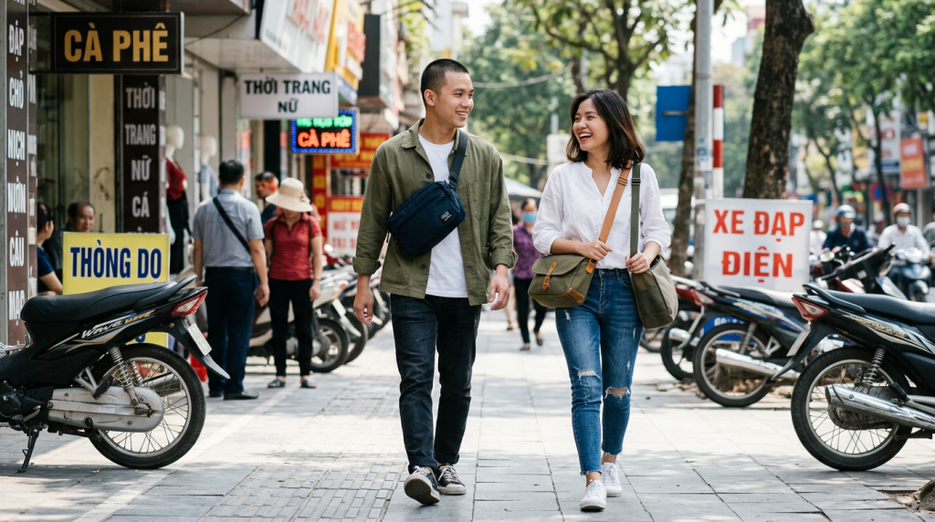 Những mẫu túi đeo chéo nam nữ năng động cho ngày xuống phố