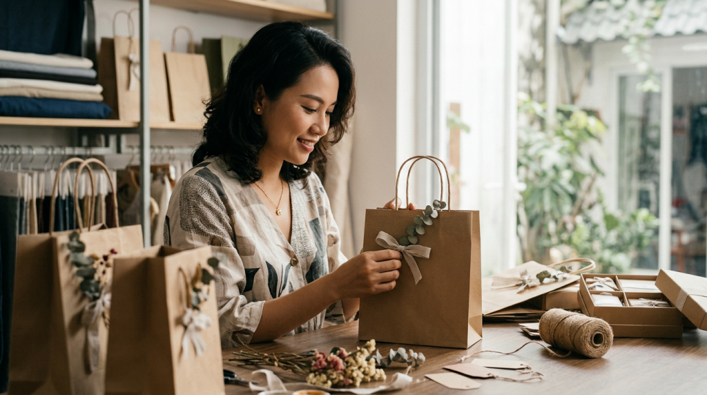 Cách trang trí túi giấy đựng quà đẹp mắt và đầy ý nghĩa
