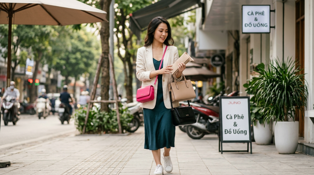 Đánh giá độ bền và kiểu dáng của các mẫu túi juno hot nhất