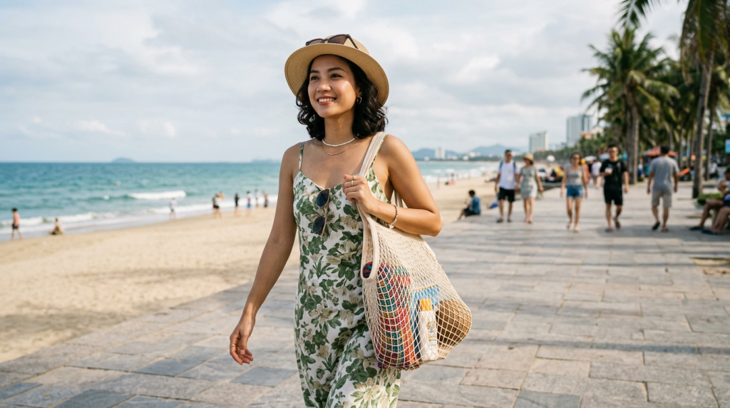 Túi lưới đi biển và đựng đồ đa năng: Xu hướng vintage quay trở lại