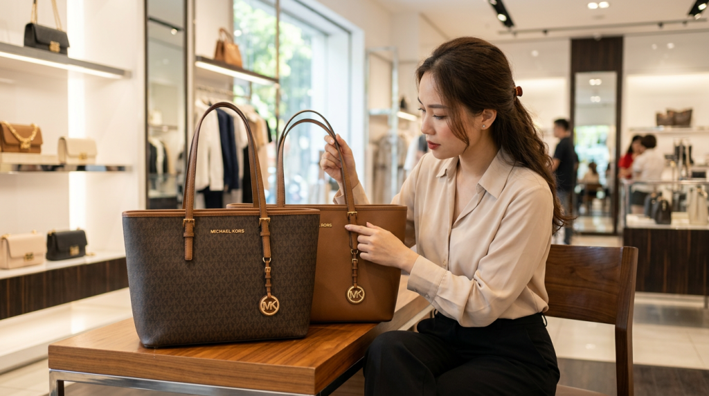 Phân biệt túi mk chính hãng và hàng nhái cực đơn giản