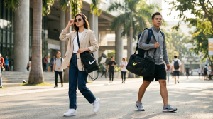 Túi nike chính hãng: Đa dạng từ đeo chéo đến túi tập thể thao