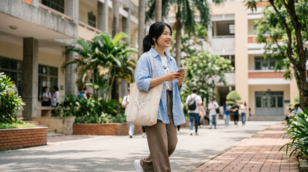Túi vải tote: Phụ kiện basic nhưng cực kỳ tiện lợi cho sinh viên