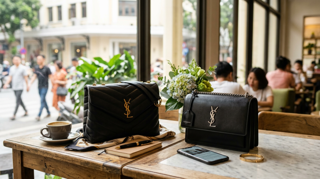 Review túi ysl Loulou và Sunset: Sự quyến rũ đầy gai góc